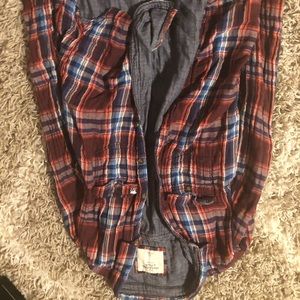 Abercrombie and Fitch red flannel